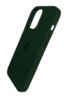 Силиконовый чехол with MagSafe для iPhone 12/12 Pro cyprus green 1:1 Smart animation