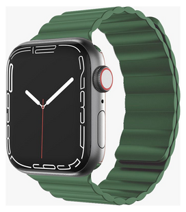 Ремінець Silicone Link Magnetic 20mm green