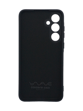 Силиконовый чехол WAVE Colorful для Samsung A35 black Full Camera (TPU)