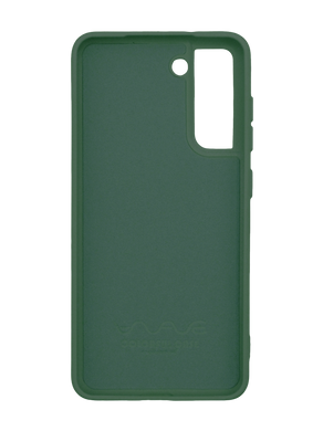 Силиконовый чехол WAVE Colorful для Samsung S21 FE forest green (TPU)
