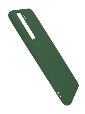 Силиконовый чехол WAVE Colorful для Samsung S21 FE forest green (TPU)