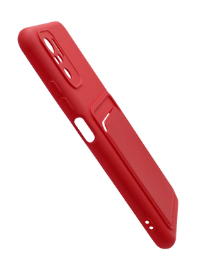 Силіконовий чохол WAVE Colorful Pocket для Xiaomi Redmi Note 10 4G/Note 10S red Full Camera