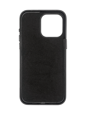 Чохол Leather with Magsafe для iPhone 15 Pro Max black