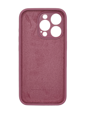 Силіконовий чохол Full Cover для iPhone 15 Pro Max plum Full Camera
