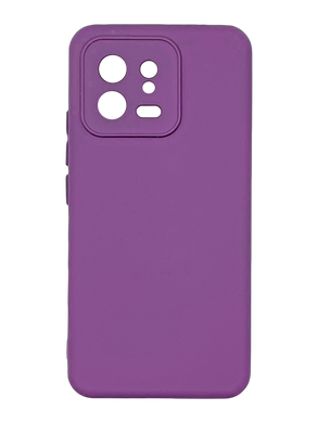 Силіконовий чохол Full Cover для Xiaomi Mi 13 purple Full Camera без logo