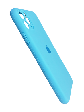 Силіконовий чохол Full Cover для iPhone 11 Pro Max royal blue Fulll Camera