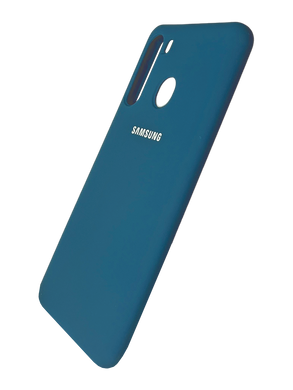 Силіконовий чохол Full Cover для Samsung A21 navy blue