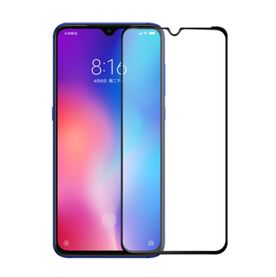 Защитное 2.5D стекло Full Glue для Xiaomi Mi9 SE f/s black (пов.) GOpt