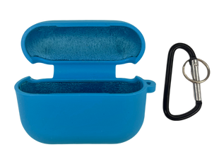 Чохол for AirPods Pro 3 силіконовий royal blue з мікрофіброю