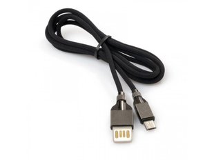 USB дата кабель Vinga USB 2.0 AM/micro 5P 1m 2-sides black(VCPDCM2SNB1BK)