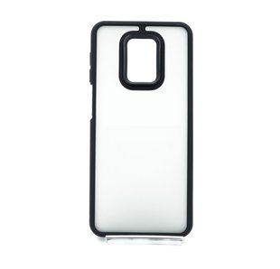 Чехол TPU+PC Lyon Frosted для Xiaomi Redmi Note 9s/Note 9 Pro/Note 9 Pro Max black