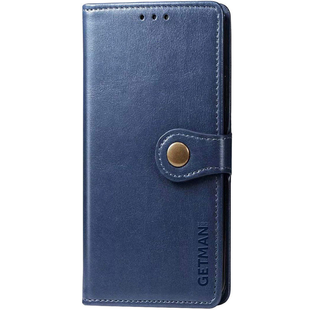 Чехол-книжка кожа для Xiaomi Redmi 9 blue Getman Gallant PU