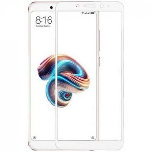 Защитное 2.5D стекло Люкс Full Glue для Xiaomi S2 f/s 0/3 mm white