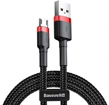 USB кабель Baseus CAMKLF-C micro 1.5A/2m red/black