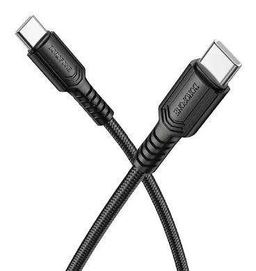 Кабель Borofone BX116 Type-C to Type-C FC 60W 1m black