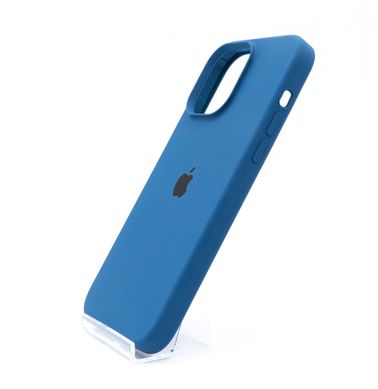 Силіконовий чохол Full Cover для iPhone 14 Pro Max blue cobolt(35)
