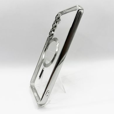 Чехол WAVE Metal Color with MagSafe для Samsung S24 FE silver Full Camera