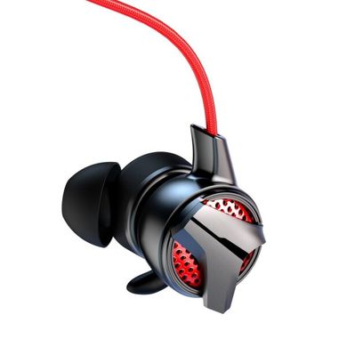 Навушники Baseus Gamo Type-C C15 red/black