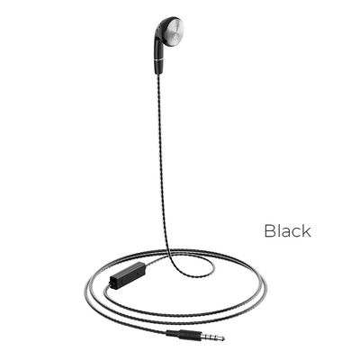 Наушники Hoco M61 Nice tone single ear universal earhones with mic 1.2m black