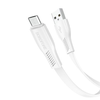 USB кабель Borofone BX85 micro 2.4A/1m white