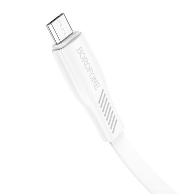 USB кабель Borofone BX85 micro 2.4A/1m white