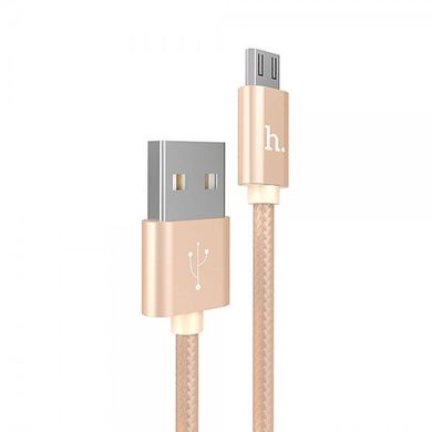 USB кабель Hoco X2 micro 1м gold