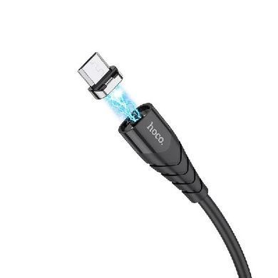 USB кабель Hoco X63 Racer magnetic micro 2.4A 1m black