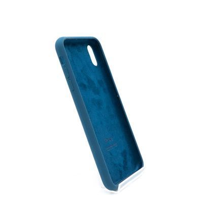 Силіконовий чохол Full Cover для iPhone XS Max blue cobalt (cosmos blue)