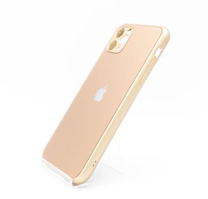 TPU+Glass чохол Matte Candy для Apple iPhone 11 Pro Max Full camera gold