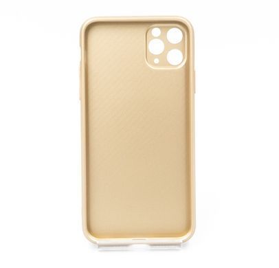 TPU+Glass чохол Matte Candy для Apple iPhone 11 Pro Max Full camera gold