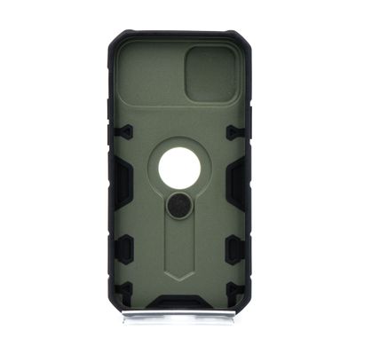 TPU+PC чохол Nillkin Camshield Armor для iPhone 12/12 Pro green шторка/захист камери
