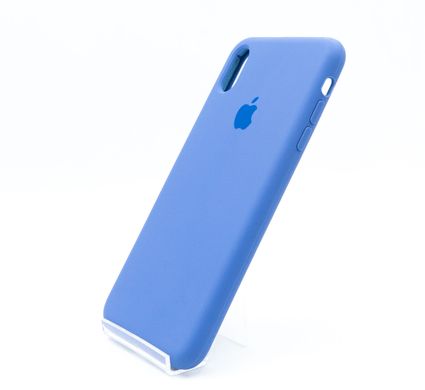 Силіконовий чохол Full Cover Square для iPhone XS Max linen blue