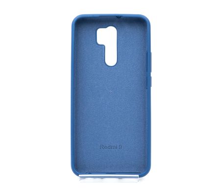 Силіконовий чохол Full Cover для Xiaomi Redmi 9 navy blue