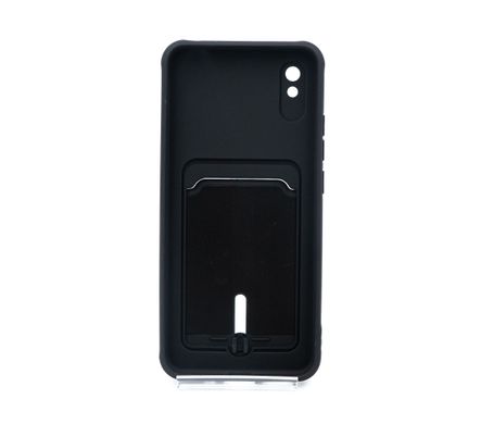 Силіконовий чохол Colorful Pocket Card для Xiaomi Redmi 9A black Full Camera