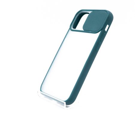 TPU чохол Camshield mate для iPhone 12 mini green шторка/захист камери