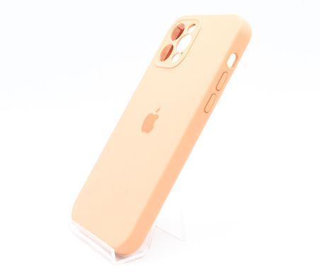 Силиконовый чехол Full Cover для iPhone 12 Pro peach Full Camera