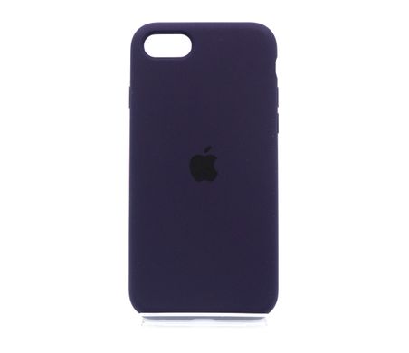 Силіконовий чохол Full Cover для iPhone SE 2020 elderberry