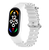 Ремінець Silicone Ocean band для Xiaomi Mi Band 3/4/5/6/7 white
