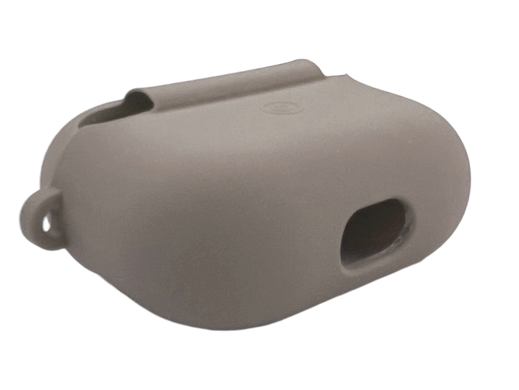 Чохол for AirPods 3 силіконовий gray з мікрофіброю