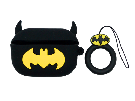 Силіконовий чохол Marvel&DC series для AirPods Pro + кільце Batman new1