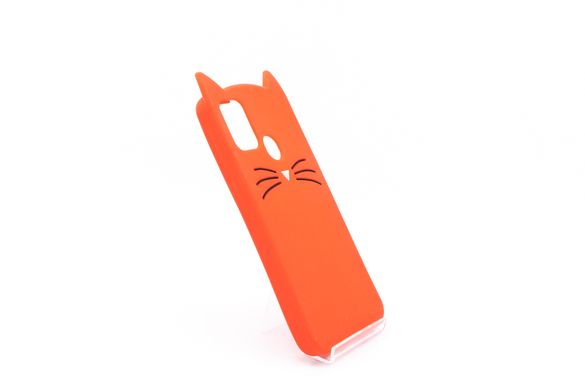 Силіконовий чохол Cat 3D для Samsung M21/M31 red