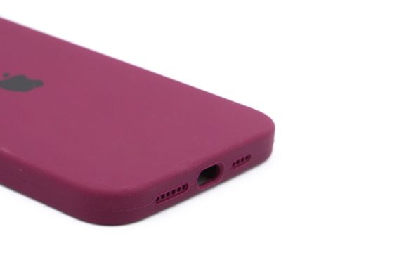 Силіконовий чохол Full Cover для iPhone 13 Pro Max maroon