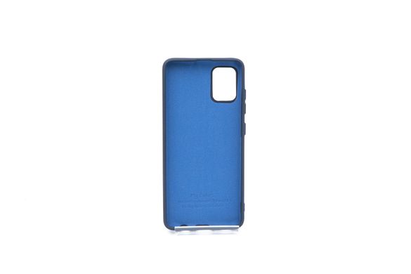 Силіконовий чохол Full Cover для Samsung A51 midnight blue