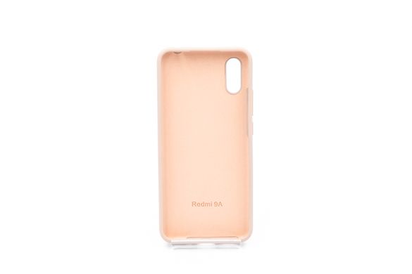Силиконовый чехол Full Cover для Xiaomi Redmi 9A pink sand
