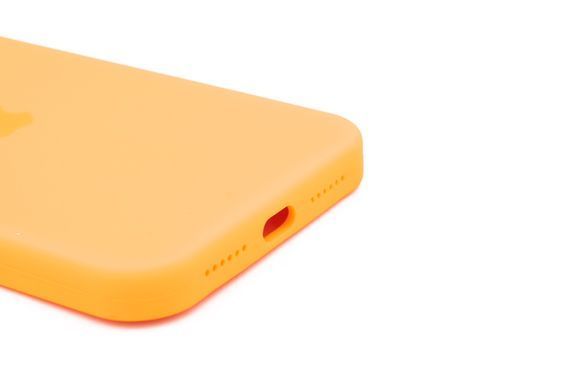 Силіконовий чохол Full Cover Square для iPhone 11 bright orange Full Camera