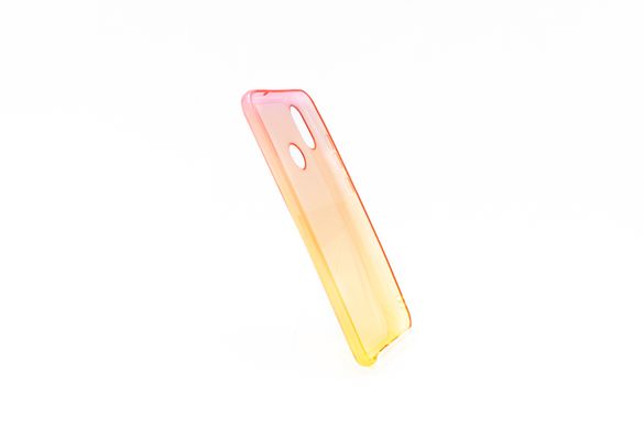 Силиконовый чехол Gradient Design для Xiaomi Mi8 red/yellow