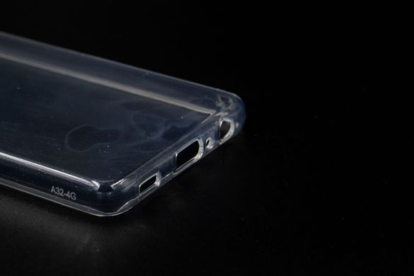 Силіконовий чохол Molan Cano Glossy для Samsung A32 4G clear Full camera