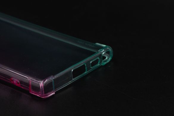 Силіконовий чохол WAVE Shine для Samsung S22 ultra pink/turquoise