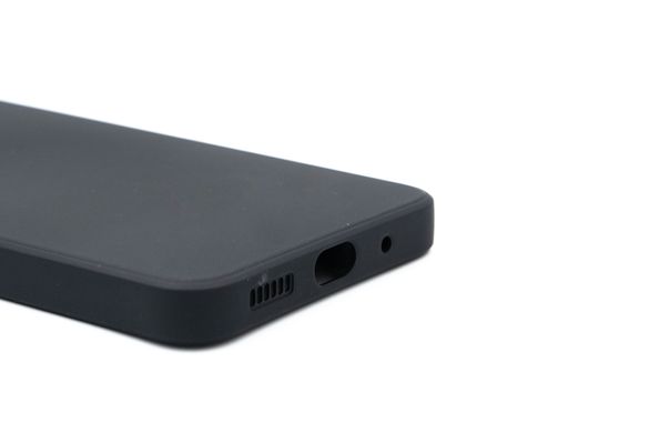 Силіконовий чохол WAVE Colorful для Xiaomi Redmi 12C black Full Camera (TPU)