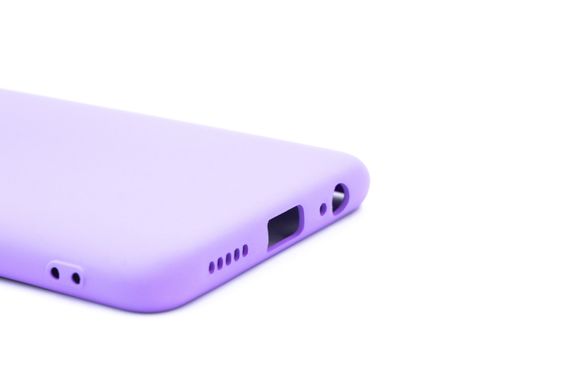 Силіконовий чохол Full Cover для Xiaomi Redmi Note 9 lilac Full Camera без logo